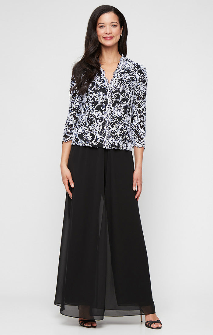 ALEXEVENINGS Convertible Curvy Skirt-to-Pant Design with Adjustable Waistband for Versatile Styling