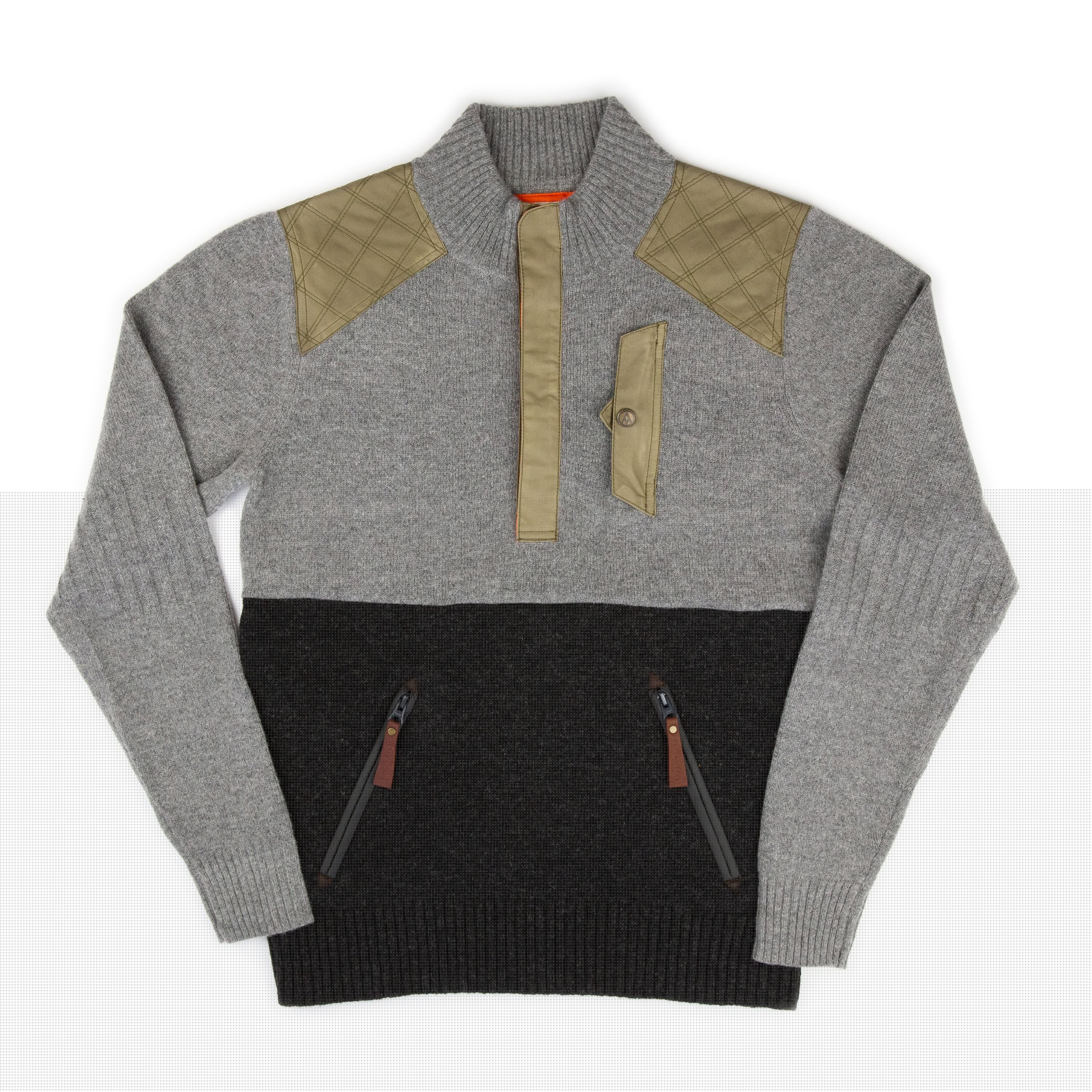 Alps & Meters Summit-Tested Alpine Explorer Merino Wool Crewneck