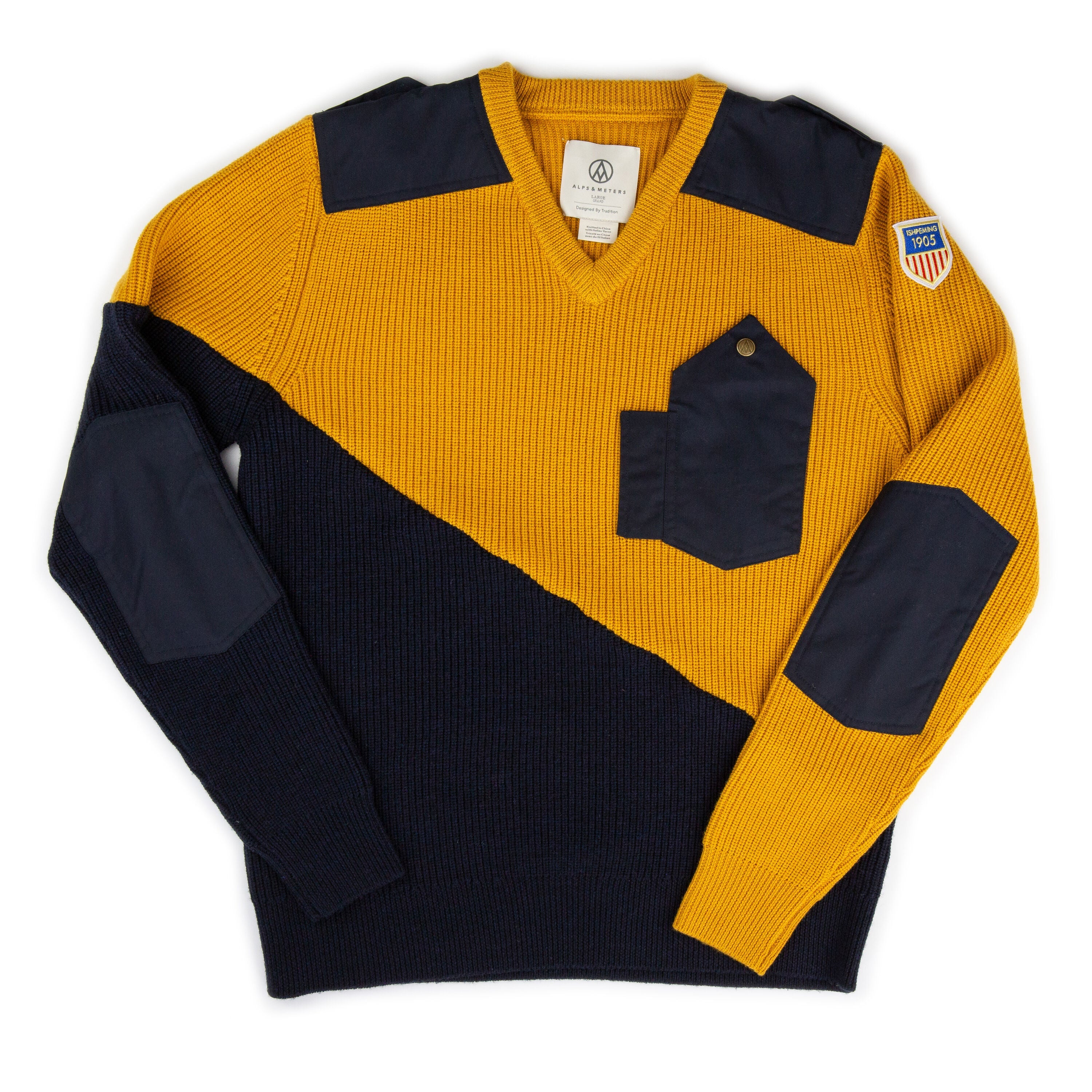Alps & Meters Alpine Heritage Trail Knit Crewneck