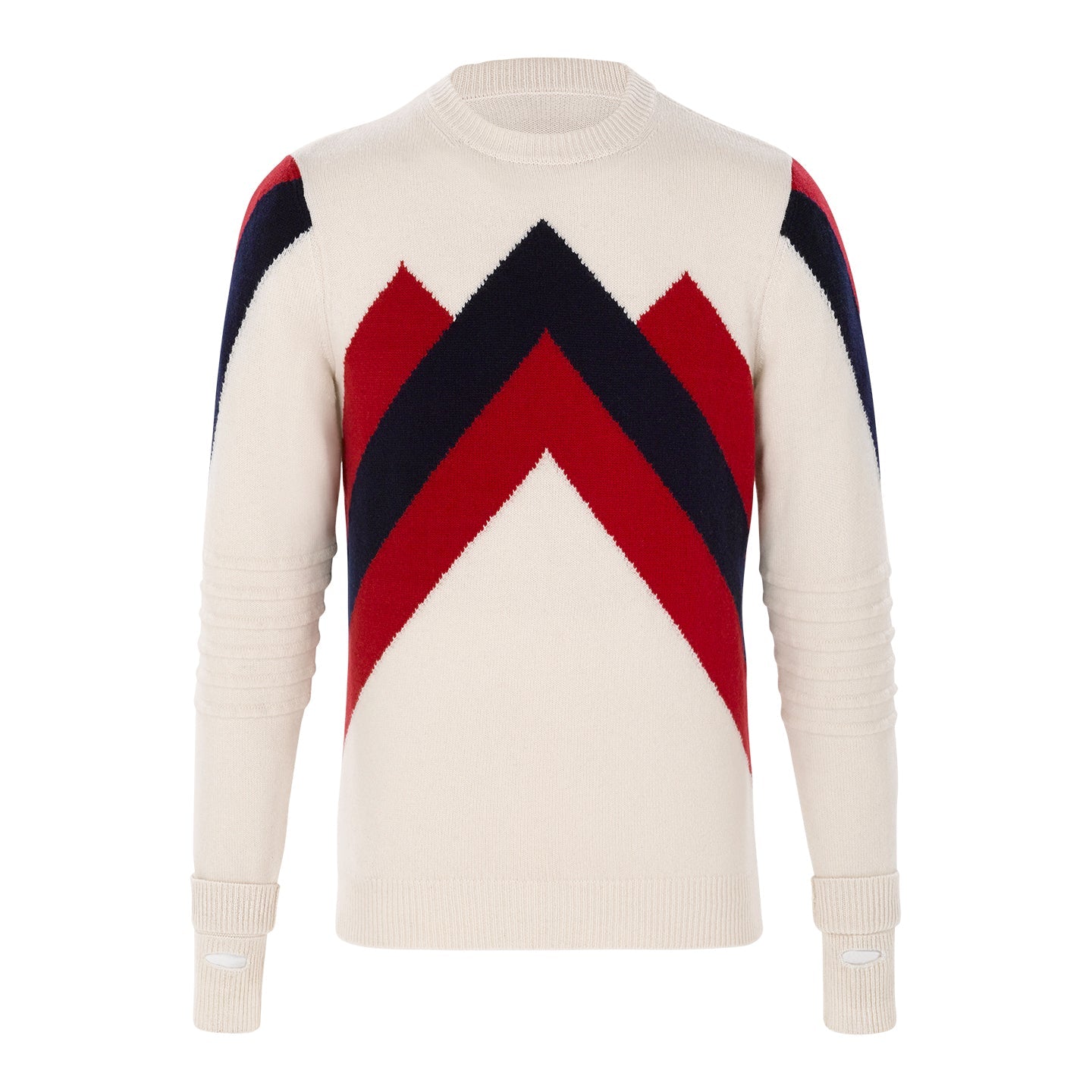 Alps & Meters Heritage-Inspired Alpine Ski Racing Knit Sweater