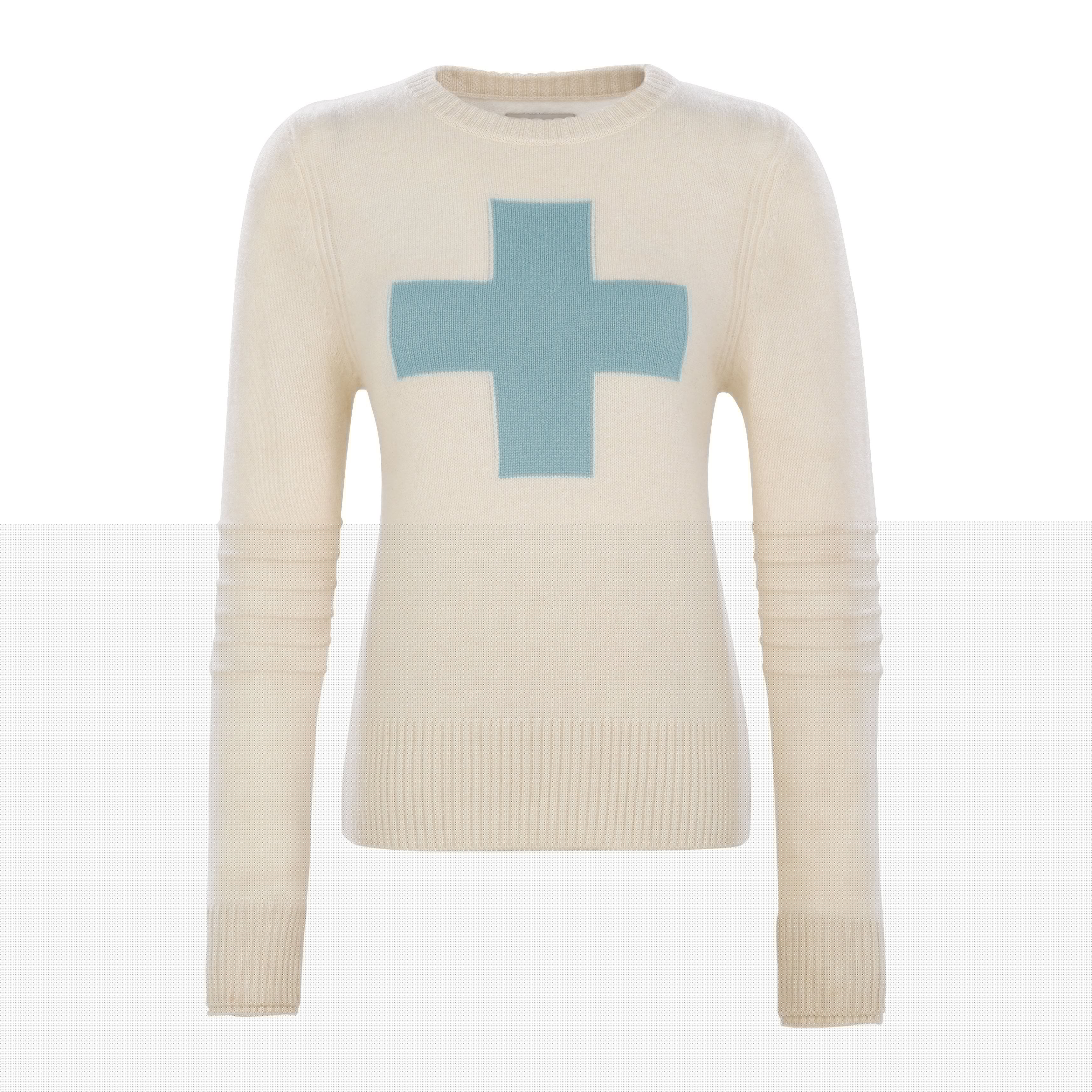 Alps & Meters Winter-Ready Women's Luxury Cashmere Skiing Sweater with Thermal-Lined Mock Neck