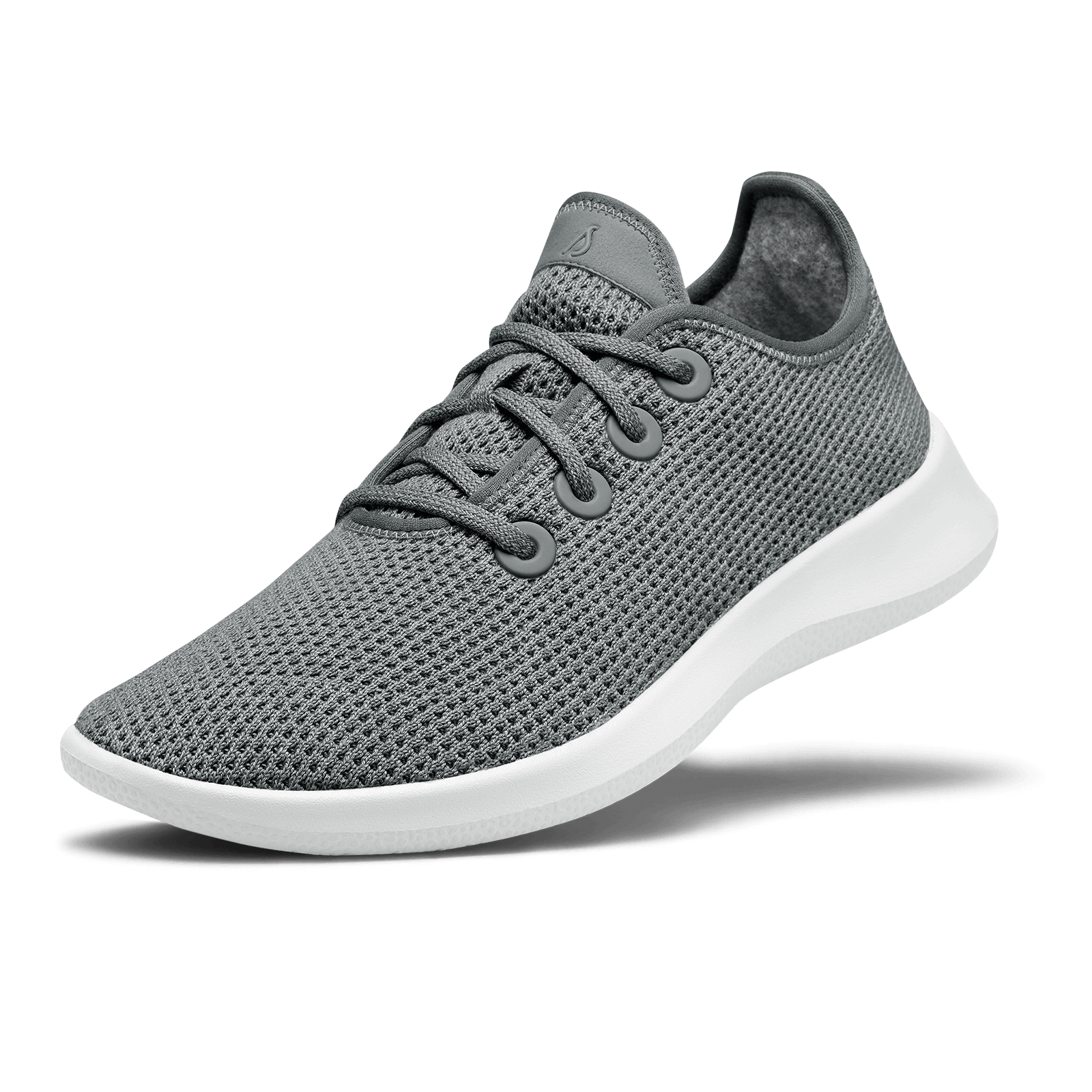 ALLBIRDS Men's Tree Dashers in Mist Grey | Eco-Friendly Sneakers with Crisp White Outsoles for Everyday Comfort