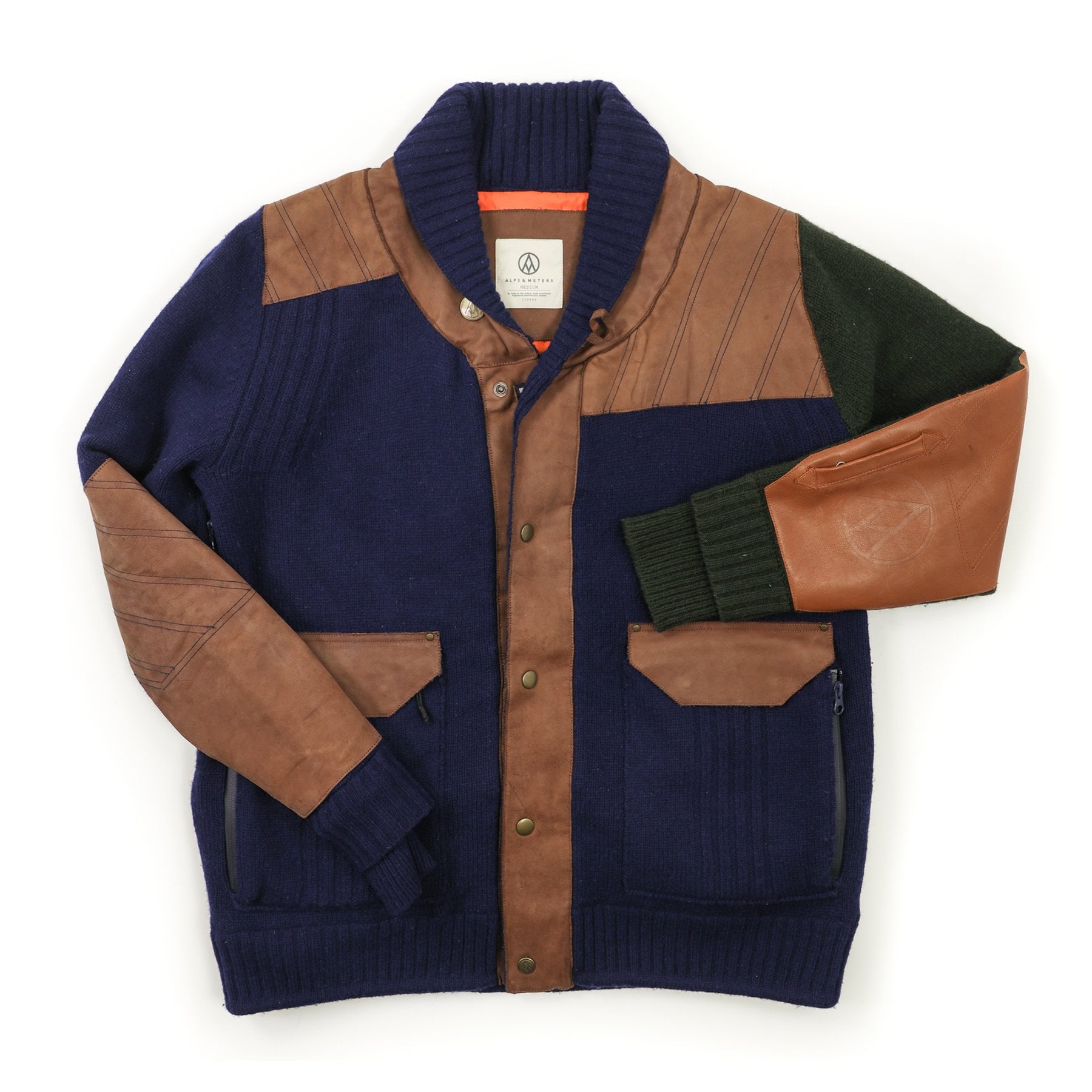 Alps & Meters Cozy Mountain Memories Shawl-Collar Cardigan Jacket for Outdoor Adventure