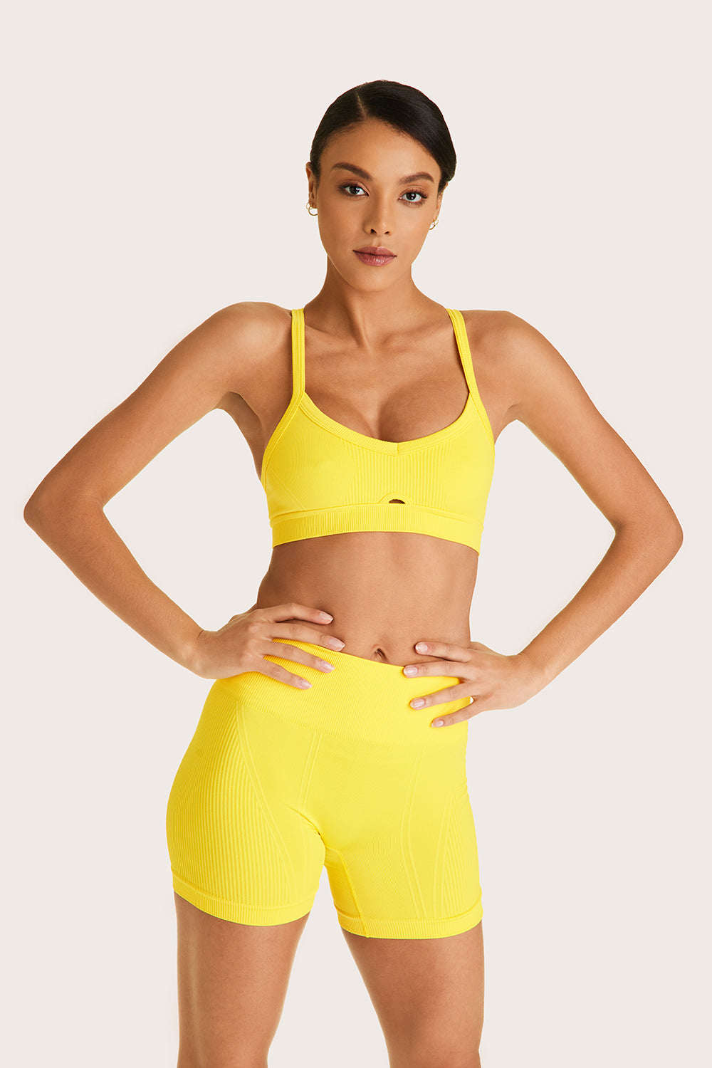 ALALA Sculpting Seamless Barre Tank with Crisscross Back Support