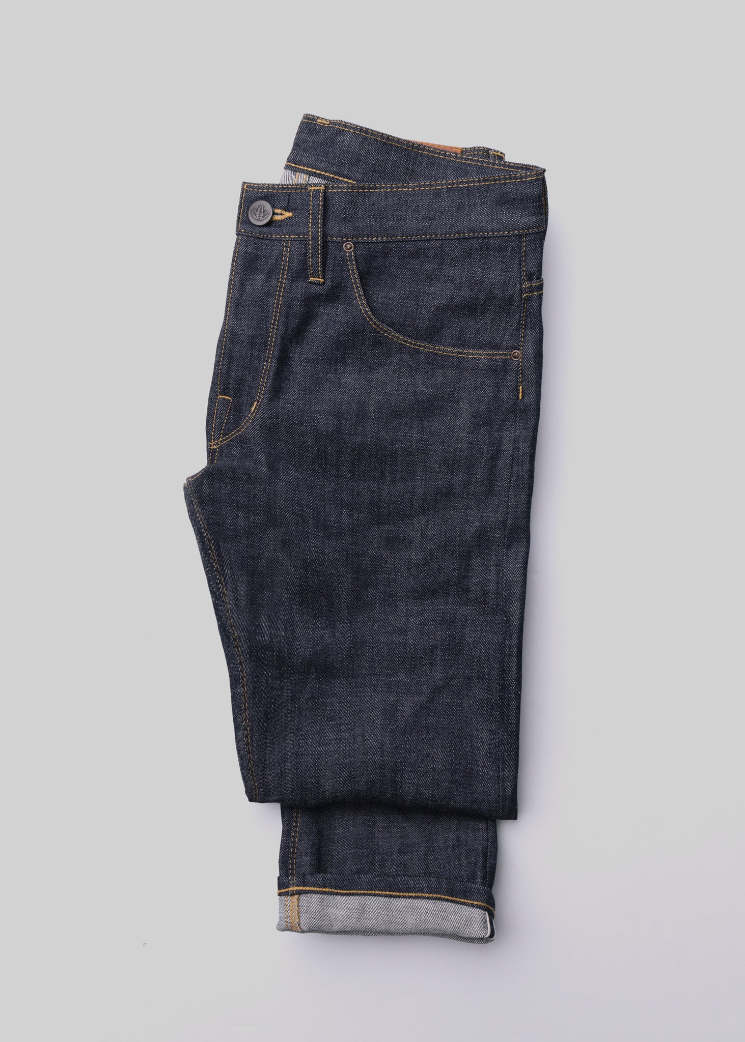AMERICAN TRENCH Shockoe Kojima Handcrafted Classic Selvedge Jeans in Premium Raw Denim
